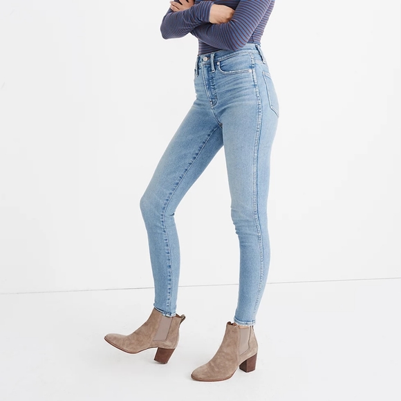 MADEWELL NWT 10" High Rise Skinny Jeans Size 28 - Picture 1 of 11